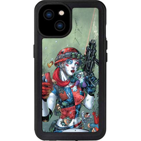 DC Comics Harley Quinn Little Black Book Cover#47 New 52 Art by Jim Lee iPhone 15 Plus Waterproof Case